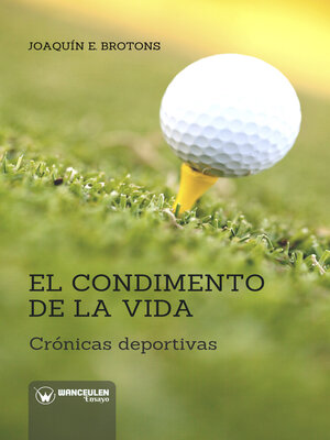 cover image of El Condimento de la Vida
